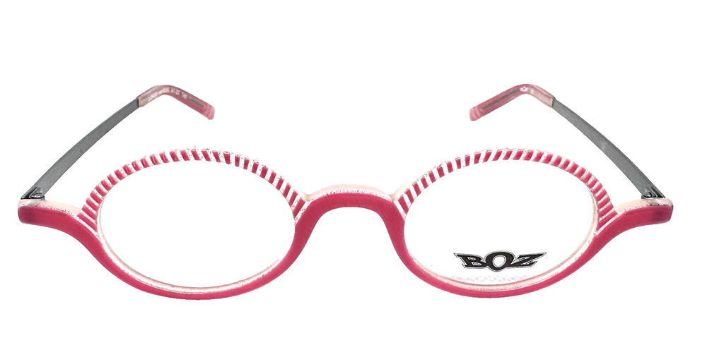 BOZ JF REY LONZO 8280 PINK SILVER EYEGLASSES 41-23-140 MADE IN FRANCE DESIGNER